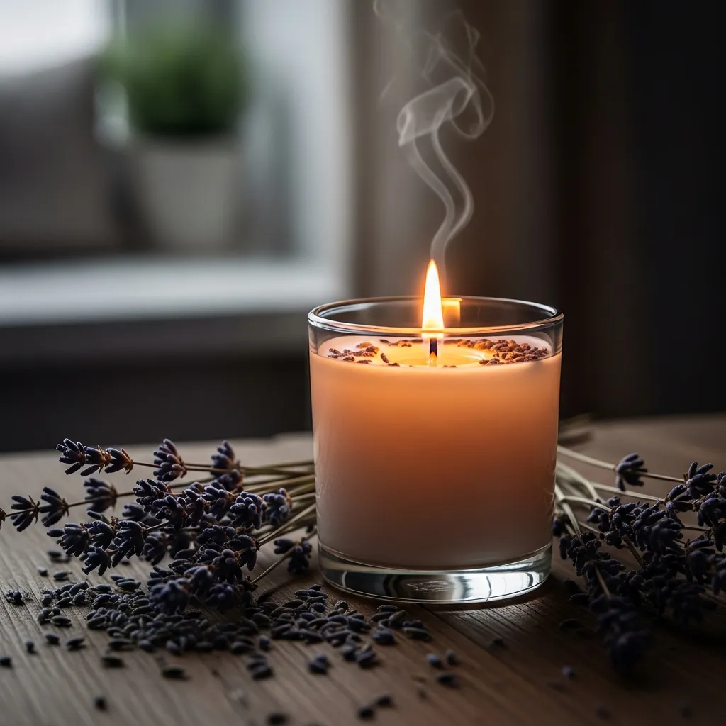 Laventeli-kynttilä rauha